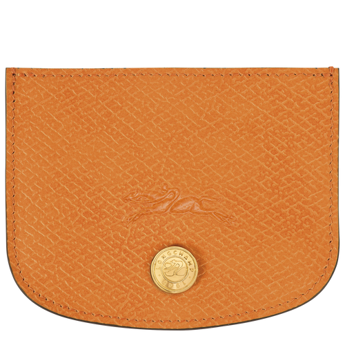 Épure Card holder , Apricot - Leather - View 1 of  2