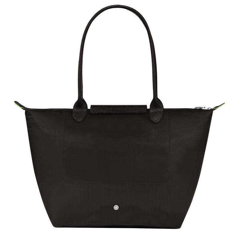 Le Pliage Green L Tote bag , Black - Recycled canvas  - View 4 of  7