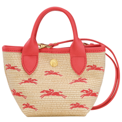 Le Panier Pliage XS 手提包 , 草莓色 - 帆布