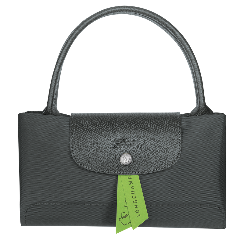 Le Pliage Green M Handbag , Graphite - Recycled canvas  - View 6 of  6