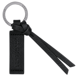 Longchamp 3D Key rings , Black - Leather