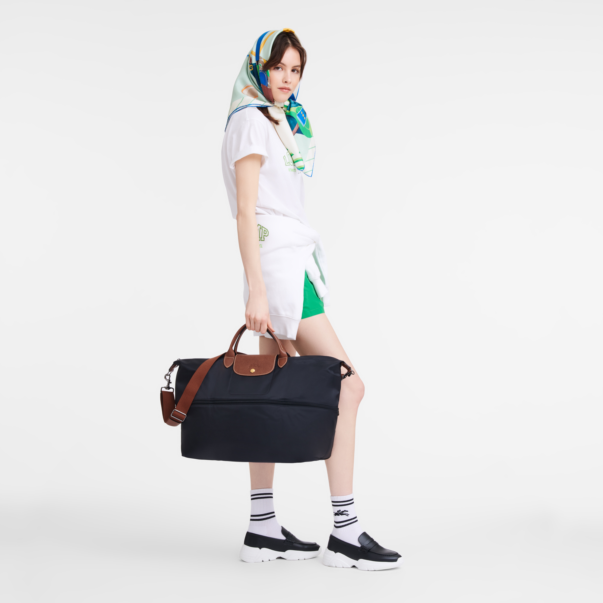 Travel bag expandable, Black - View 7 of
7 - zoom in Le Pliage Original Travel bag expandable, Black