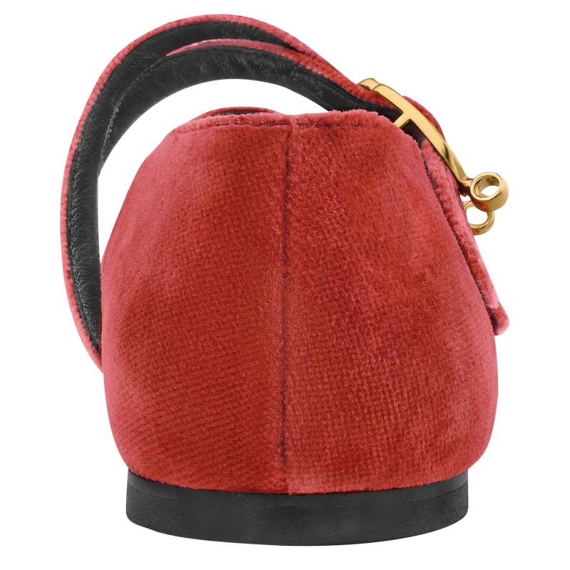 Le Foulonn&eacute; 系列 平底鞋 , 柑橘酱 - 皮革  - 查看 3 4