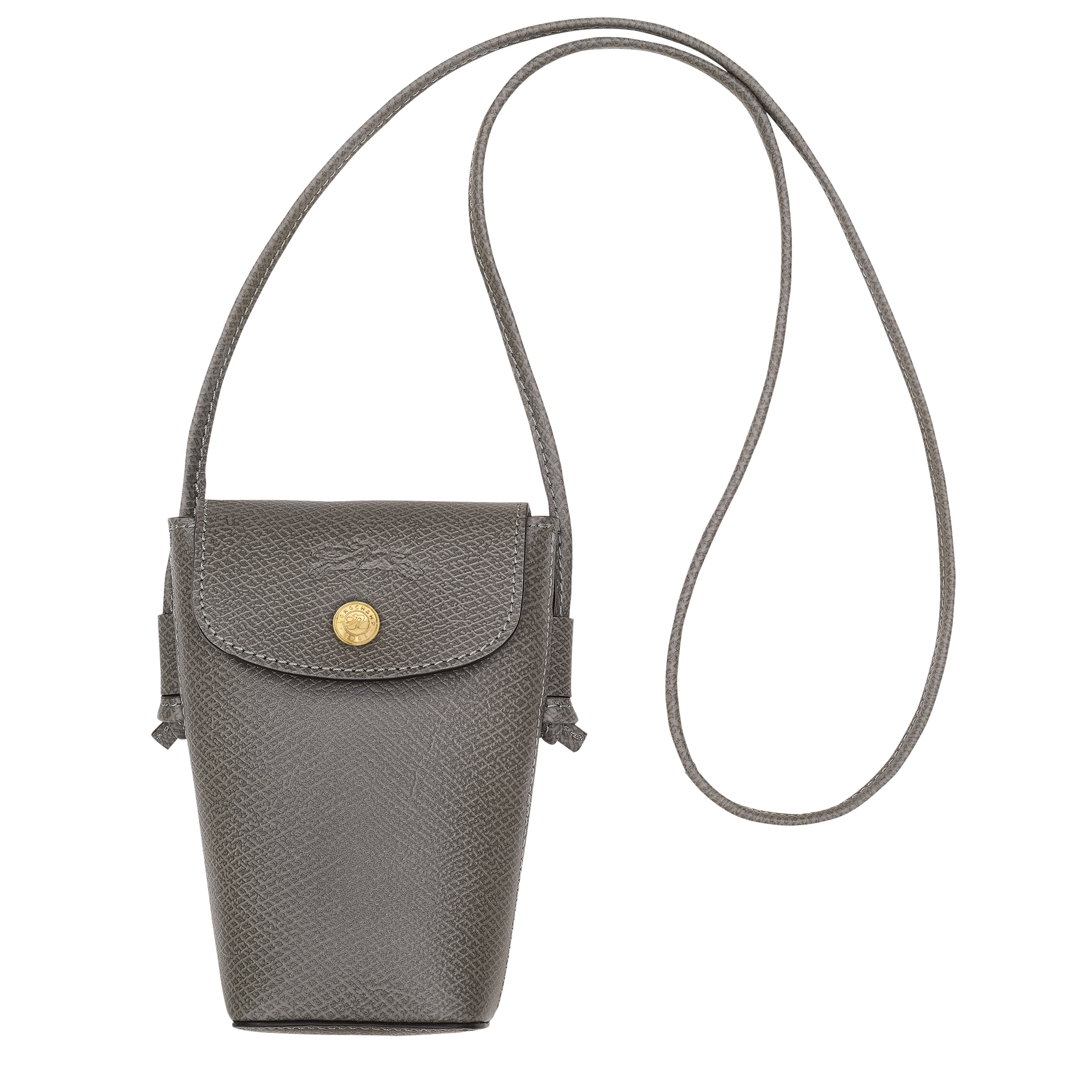 &Eacute;pure 皮革滚边装饰手机壳, 斑鸠灰