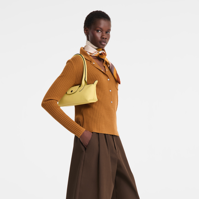 Le Pliage Xtra M Shoulder bag , Lime - Leather