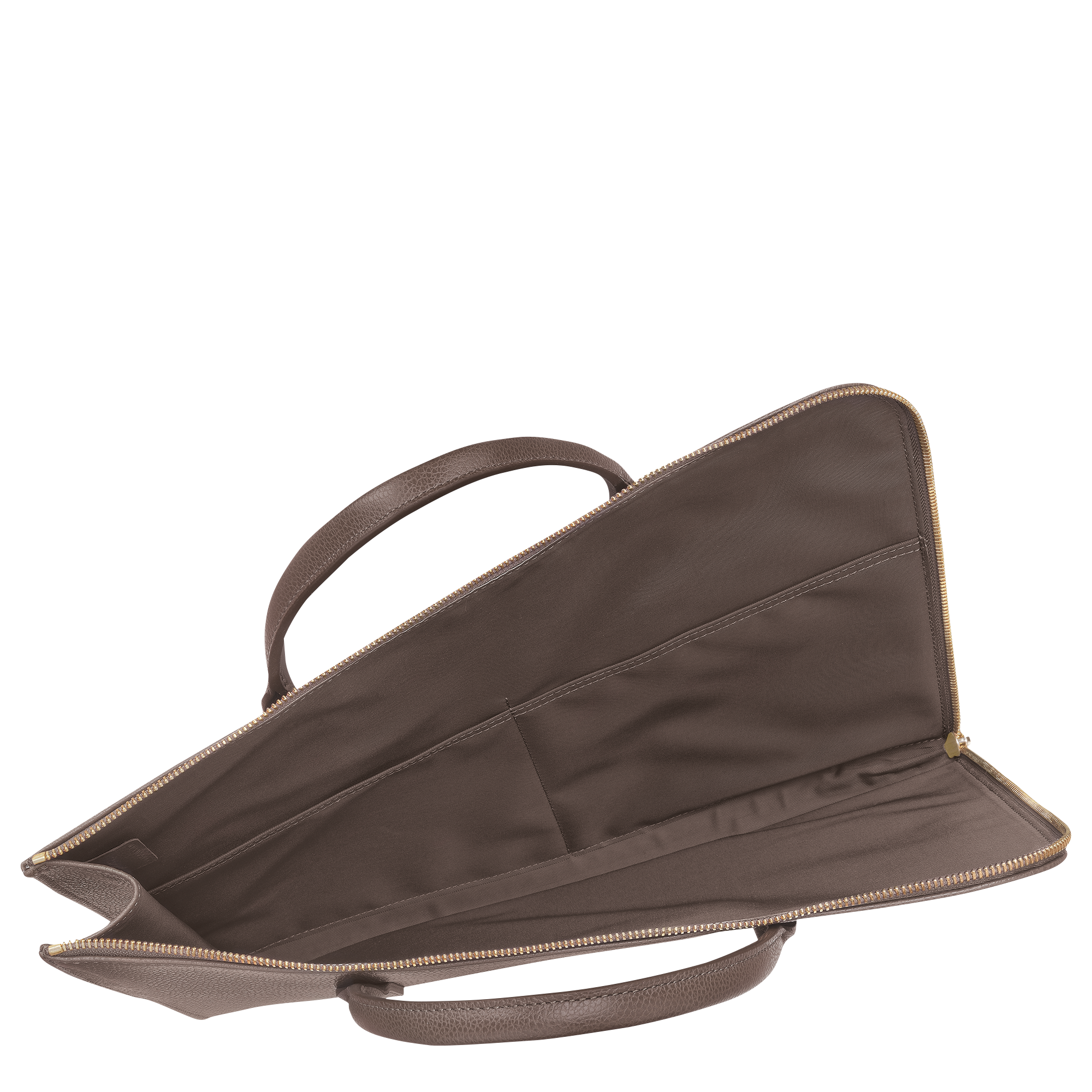 Briefcase S, Taupe - View 5 of
5 - zoom in Le Foulonné Briefcase S, Taupe