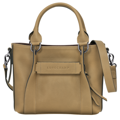 Longchamp 3D S 手提包 , 烟草色 - 皮革