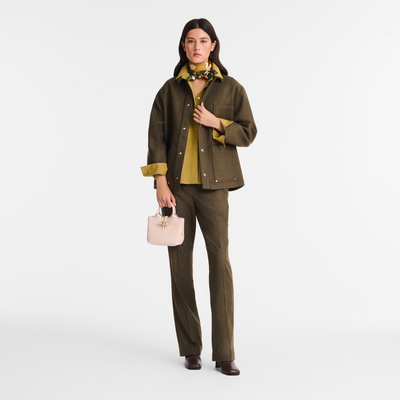 Le Roseau XS 手提包 , 花瓣粉 - 皮革