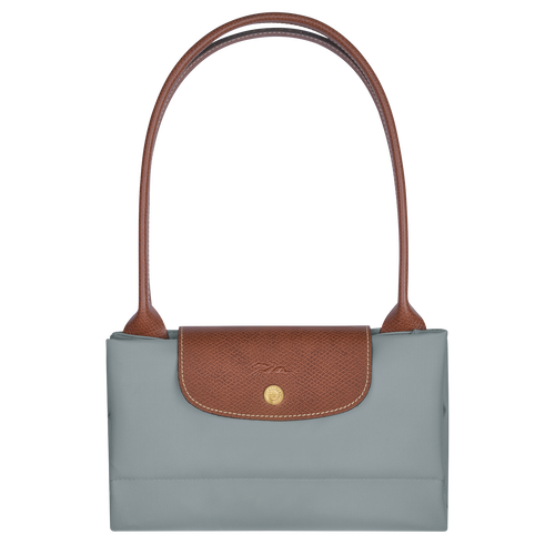 Le Pliage Original L Tote bag , Steel - Recycled canvas - View 7 of  7