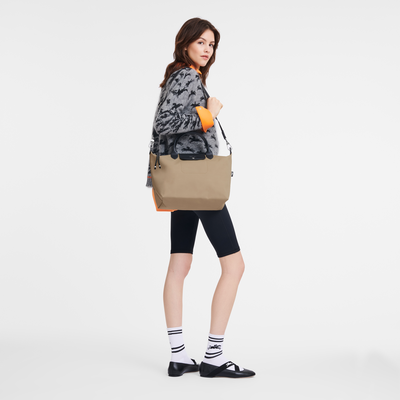 Le Pliage Energy L 手提包 , 陶灰色 - 再生帆布