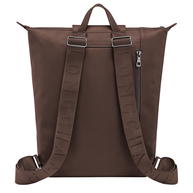 Le Pliage Xtra M Backpack , Mocha - Leather  - View 3 of  5