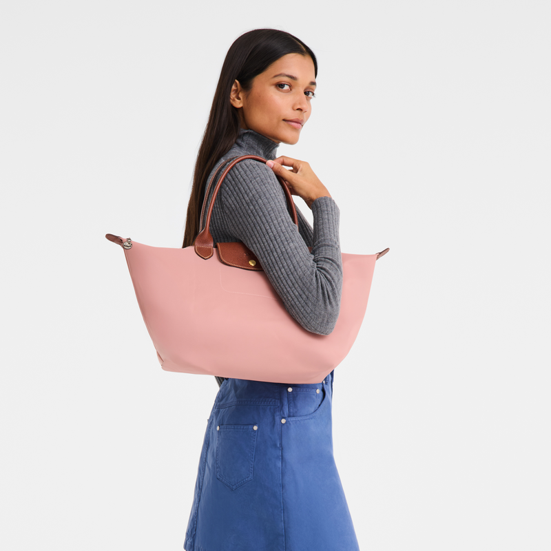 Le Pliage Original L Handbag , Pink Tea - Canvas  - View 8 of  8