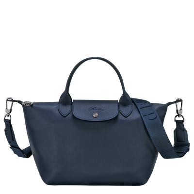 Le Pliage Xtra S 手提包 , 海军蓝色 - 皮革