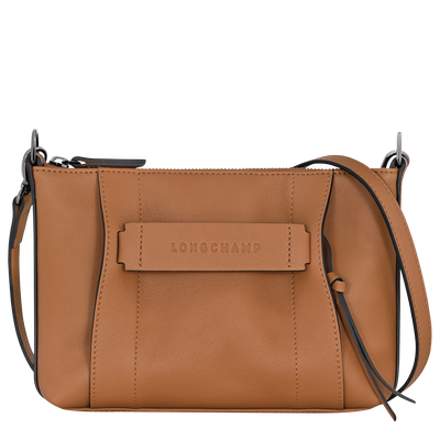 Longchamp 3D S 斜挎包 , 裸色 - 皮革
