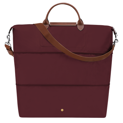 Le Pliage Original Travel bag expandable, Burgundy