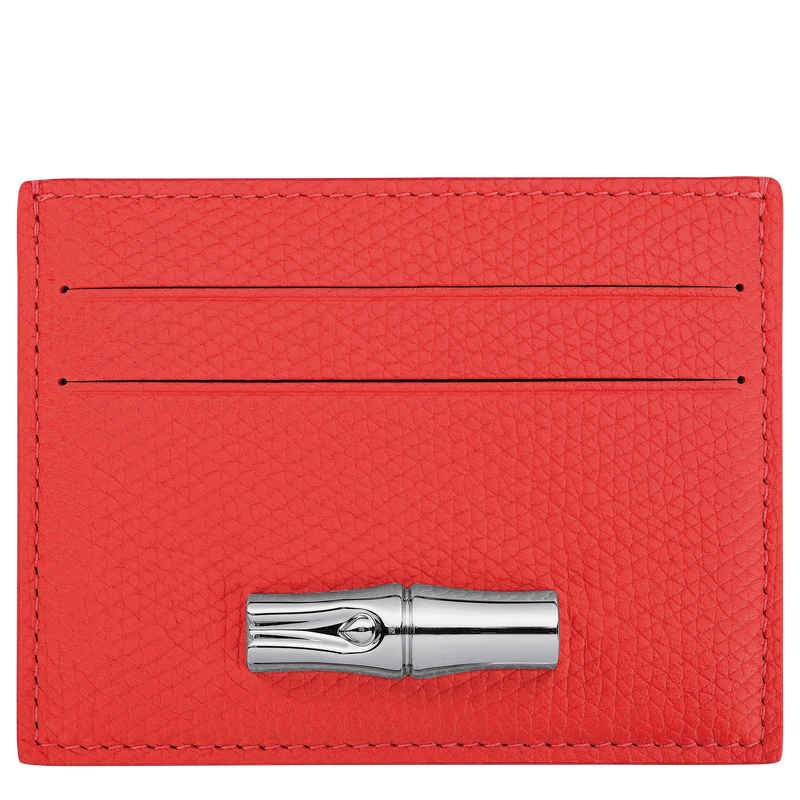 Le Roseau 卡夹 , 朱红色 - 皮革  - 查看 1 2