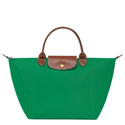Le Pliage Original M 手提包 , 绿色 - 再生帆布