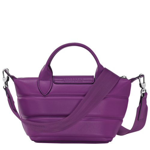 Le Pliage Xtra XS Handbag , Violet - Leather - View 4 of  6