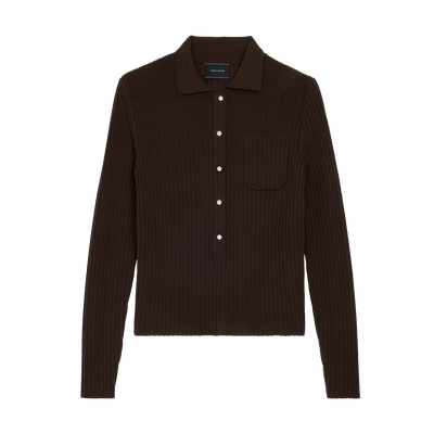 Top , Mocha - Knit