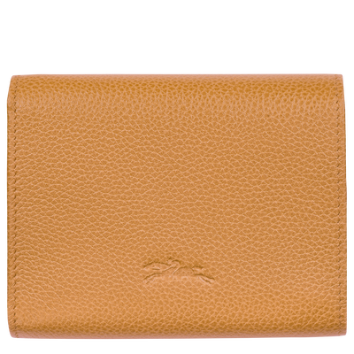 Le Foulonné Wallet , Walnut - Leather