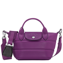Le Pliage Xtra XS Handbag , Violet - Leather