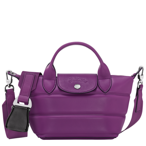 Le Pliage Xtra XS Handbag , Violet - Leather - View 1 of  6