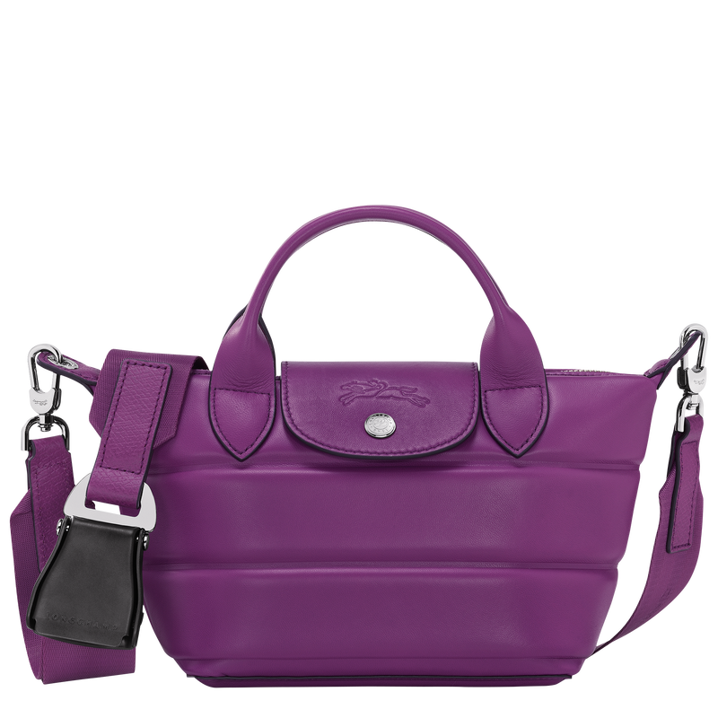 Le Pliage Xtra XS Handbag , Violet - Leather  - View 1 of  6