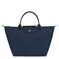 Le Pliage Green M 中号手提包 , 海军蓝色 - 再生帆布