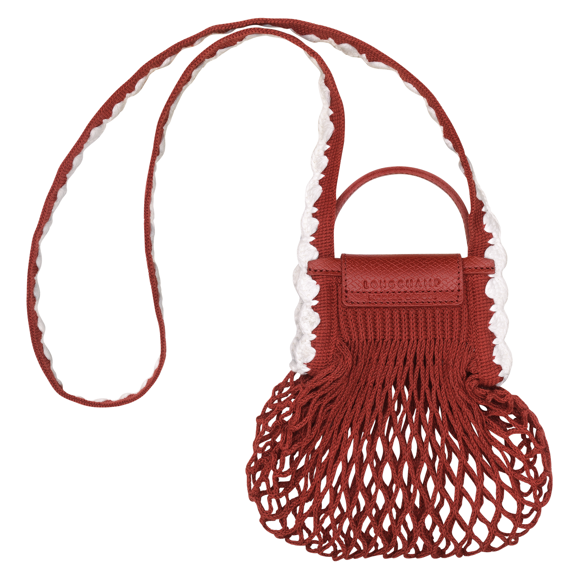 Mesh bag XS, Terracotta - View 4 of
4 - zoom in Le Pliage Collection Mesh bag XS, Terracotta