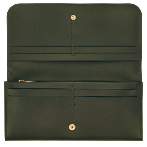 Box-Trot Continental wallet , Khaki - Leather - View 2 of  2