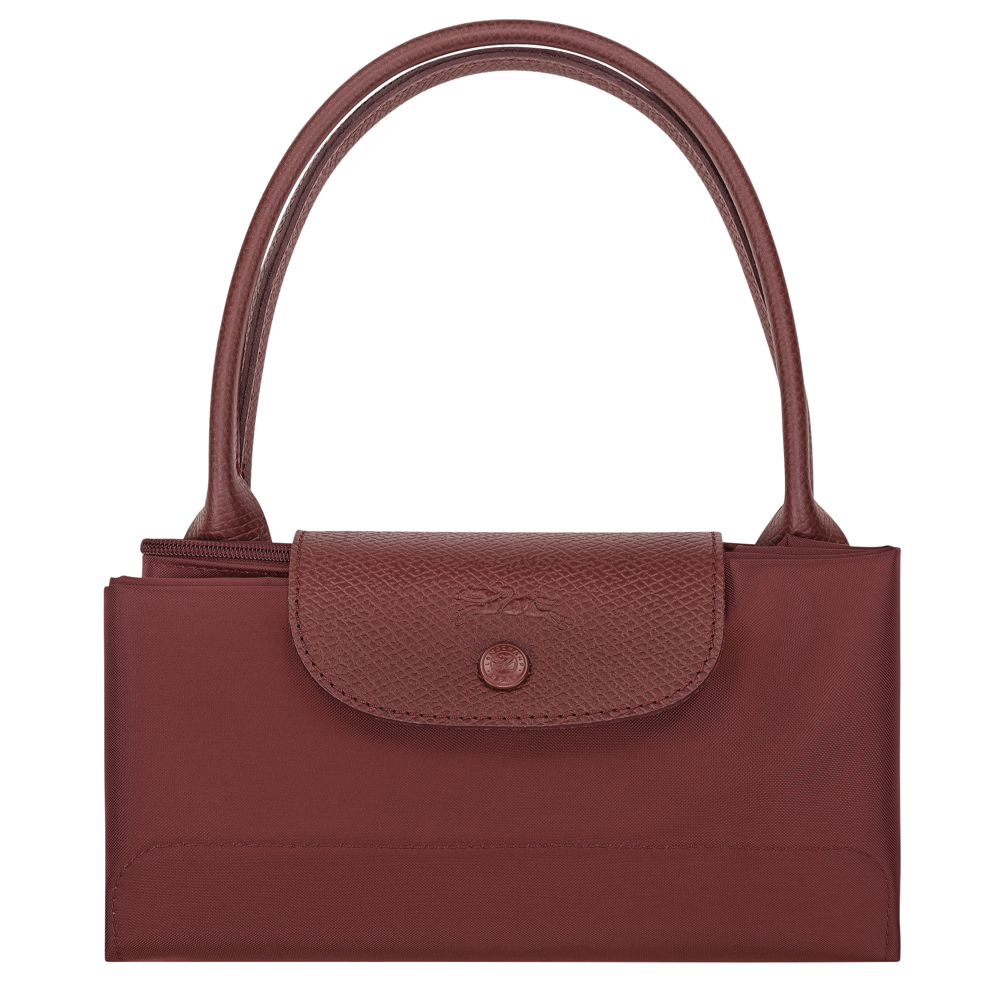 Le Pliage One Handbag L, Burgundy