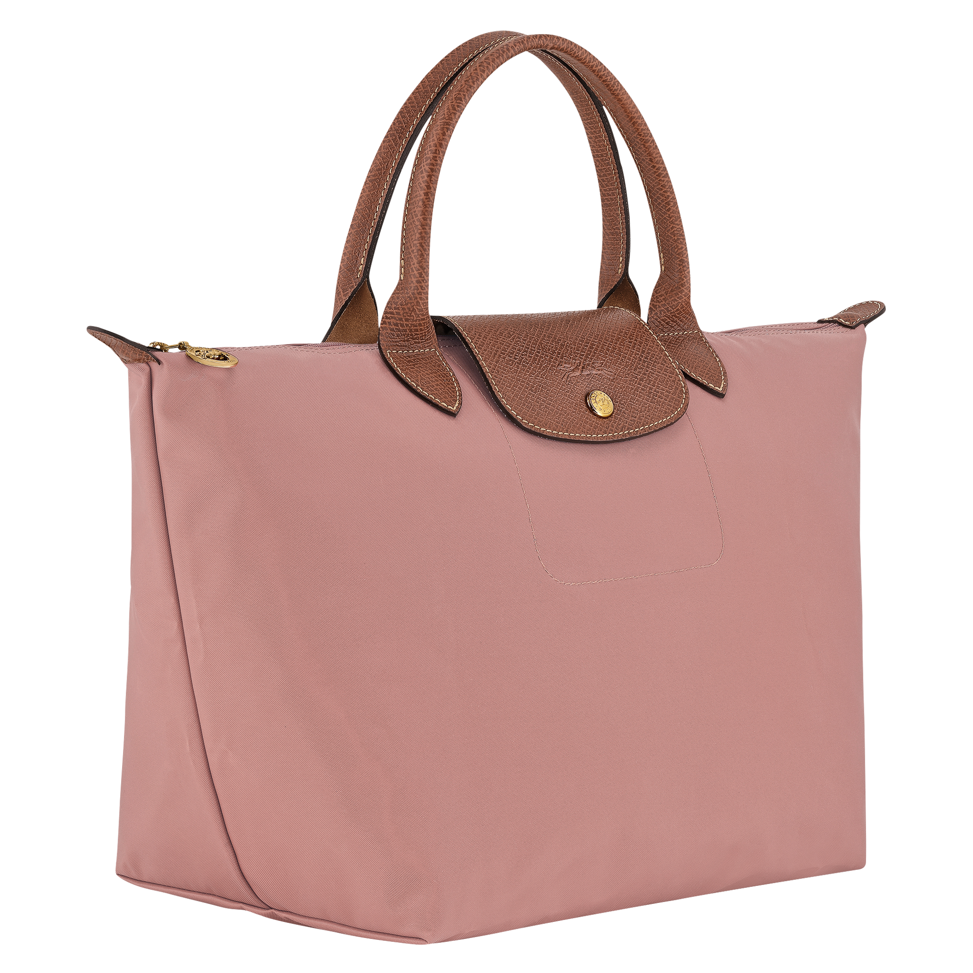 Le Pliage Original Handbag M, Pink Tea