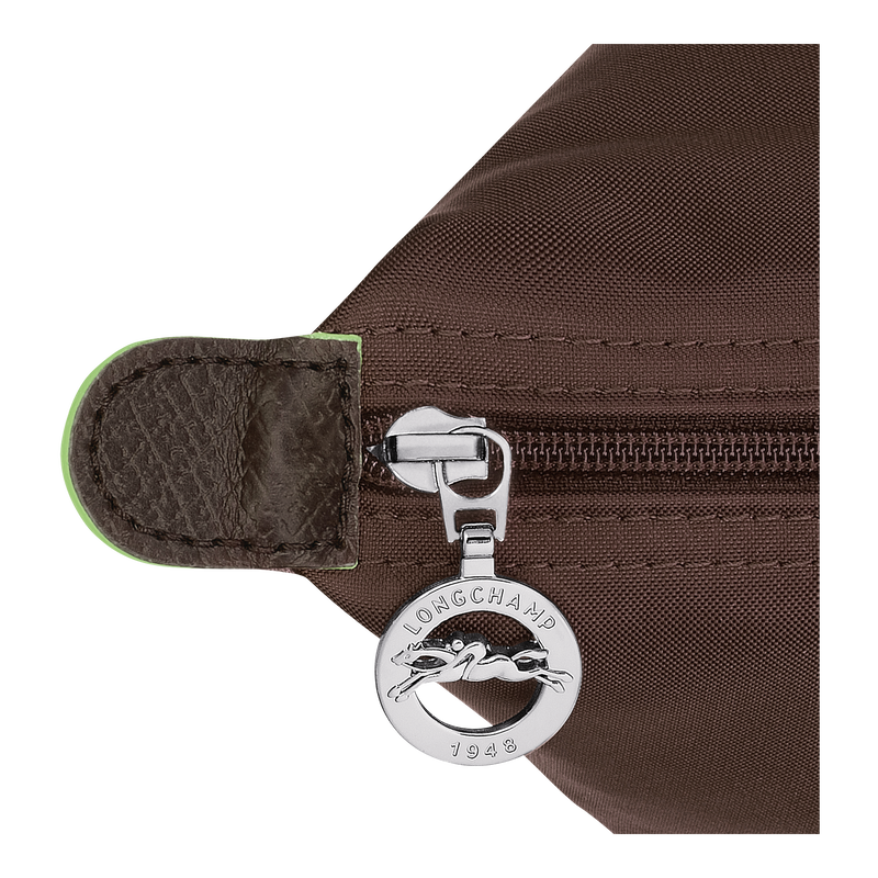 Le Pliage Green M Handbag , Mocha - Recycled canvas  - View 6 of  7