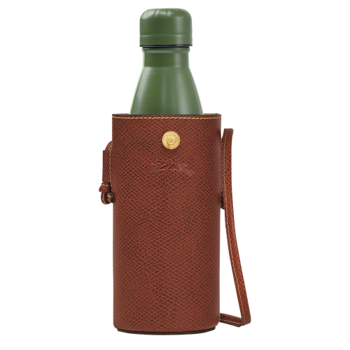 Épure Bottle holder , Brown - Leather - View 1 of  5