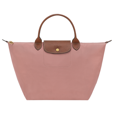 Le Pliage Original M 手提包 , 茶粉色 - 再生帆布