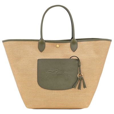Le Pliage 系列 L 手提包 , 洋蓟绿 - 帆布