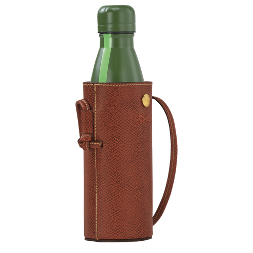 Épure Bottle holder , Brown - Leather - View 3 of  5