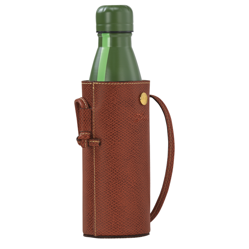 Épure Bottle holder , Brown - Leather  - View 3 of  5