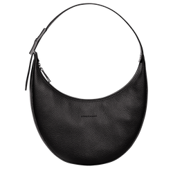 Roseau Essential M Hobo bag , Black - Leather