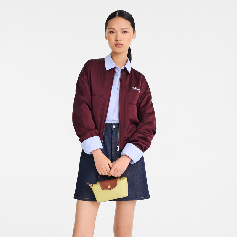 Le Pliage Original 化妆包 , 开心果绿 - 再生帆布  - 查看 2 6