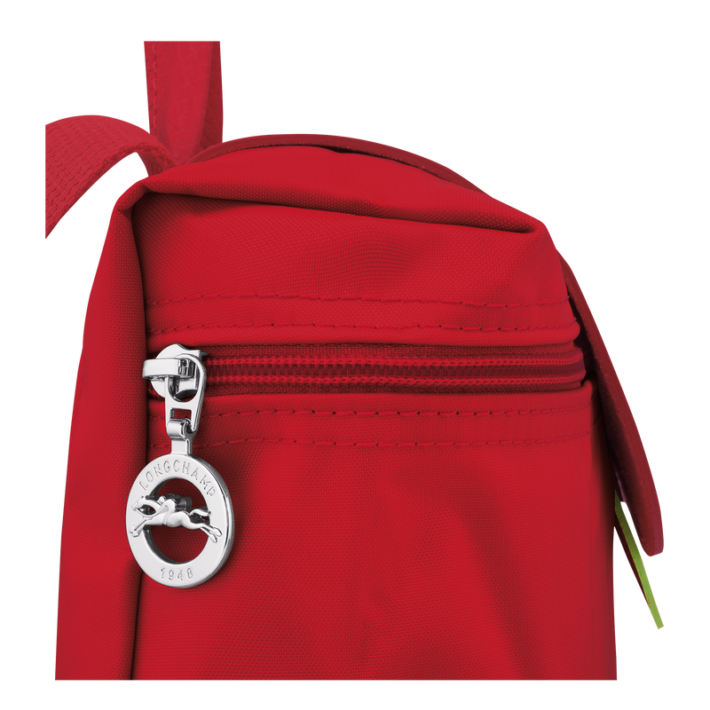 Le Pliage Green M Backpack , Tomato - Recycled canvas  - View 6 of  7