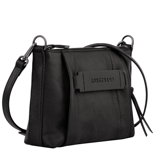 Longchamp 3D S Crossbody bag , Black - Leather - View 3 of  6
