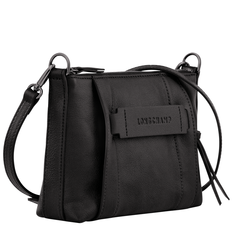 Longchamp 3D S Crossbody bag , Black - Leather  - View 3 of  6