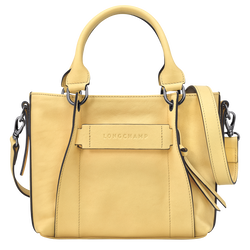 Longchamp 3D S Handbag , Wheat - Leather