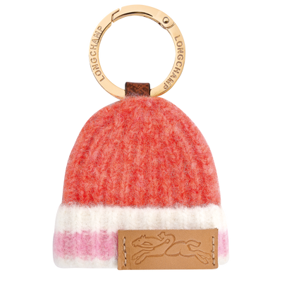 Le Pliage Collection Key ring , Coral/Pink - Canvas