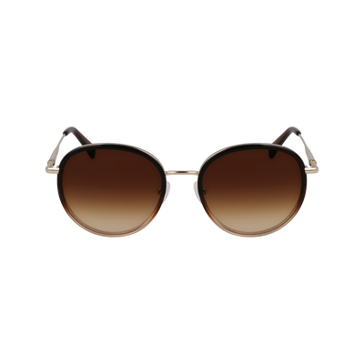 Sunglasses , Gold/Brown - Metal
