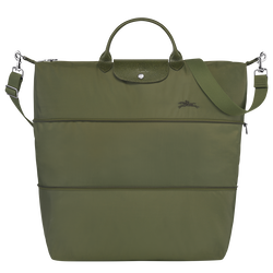 Le Pliage Green Travel bag expandable , Forest - Recycled canvas