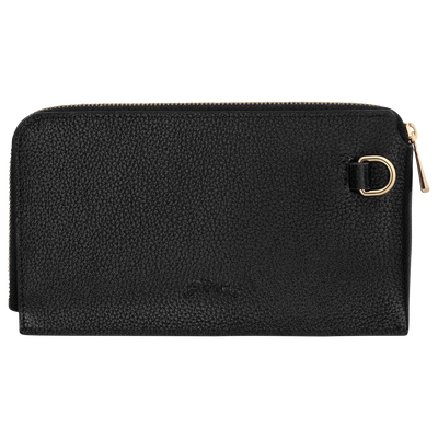 Le Foulonn&eacute; 手拿包 , 黑色 - 皮革