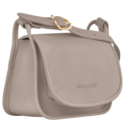 Le Foulonné S Crossbody bag , Turtledove - Leather - View 3 of  5