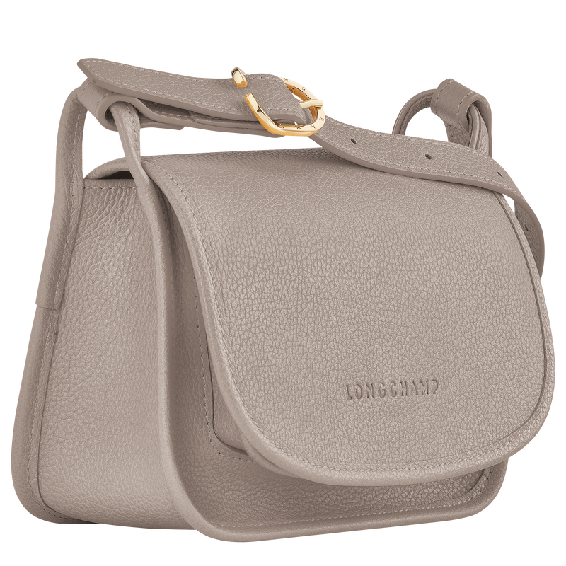 Le Foulonné S Crossbody bag , Turtledove - Leather  - View 3 of  5
